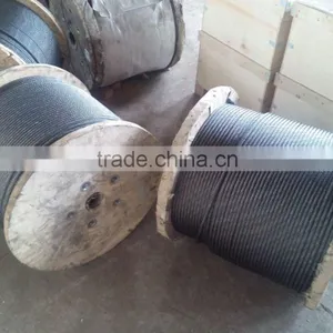 High Quality 8*19+NF Ungalvanized Elevator Steel Wire Rope thumbnail-1