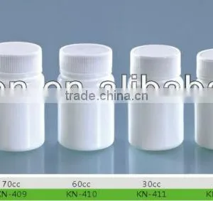 15cc-90cc HDPE/PE Empty Pharmaceutical Pill Bottles, Small Capsule Bottle, White Plastic Pill Bottle thumbnail-1