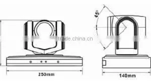 10x Optical Zoom 2.1 Megapixel Full HDMI Pant Tilt Zoom PTZ Video Conference Camera System(SVC-HDB13) thumbnail-2