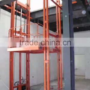 Vertical Guide Rail Hydraulic Cargo Lift With CE thumbnail-2
