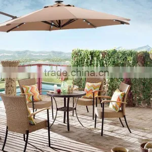Outdoor Garden PE Rattan Furniture With Patio Umbrella thumbnail-1
