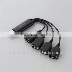 True High-Speed USB 2.0 4-Port Hub Splitter Cable Adapter for Laptop PC thumbnail-1