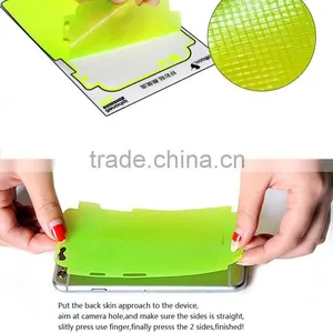 Fluorescent Oil Silk Back Skin Sticker for IPhone 5 Samsung S3 thumbnail-2