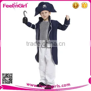2015 Wholesale Boys Pirate Costumes With Hat thumbnail-2