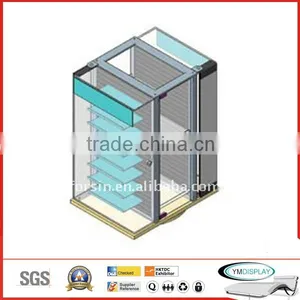 Rotating Countertop Acrylic Shelf Display for Jewelry and Accessories thumbnail-1