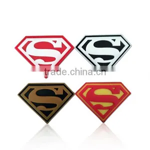 Superman Morale Rubber Patches Tactical Badges Fabric Armband Stickers Military thumbnail-1