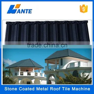 2016 New Design Zinc Plate Colorful Stone Coated Metal Roofing Tile thumbnail-4