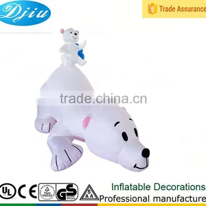 DJ-XT-85 Christmas Inflatable Polar Bear Family Cub Yard Garden Art Decoration thumbnail-1