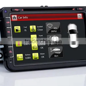 For VW PASSAT SEAT Sharan Multivan T5 Toledo Altea Amarok EOS 8" Car Bluetooth GPS Mp3 Player Navigation thumbnail-6