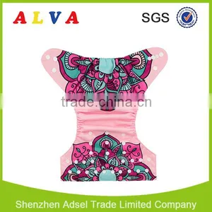 Alva Free Shipping Best Pocket Cloth Diaper Baby Cloth Nappies Quality Choice thumbnail-1