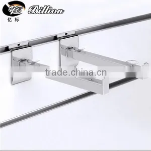 Hot Sale Metal Slatwall Hook Retail Slatwall Bracket Fitting for Glass thumbnail-2