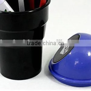 BT05A PP Material Promostional Smart Car Mini Plastic Push Bin With Swing Lid thumbnail-6