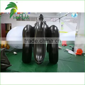 Hongyi Hot Sale Giant Inflatable Black Horse / Large Inflatable Cartoon Horse Toys For Sitting thumbnail-2