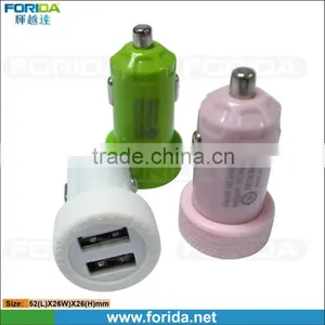 Dual Port Usb Car Charger for IPAD.iphone. thumbnail-1