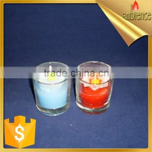 Decoration Candle Flower Shaped Household Gift Candle High Quality Glass Jar Candle thumbnail-3