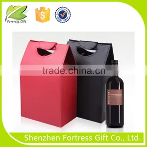 Elegant 2 Slots Leather Wine Box thumbnail-1