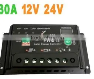 40A 12V/24V Solar Charge Controller Regulators thumbnail-1