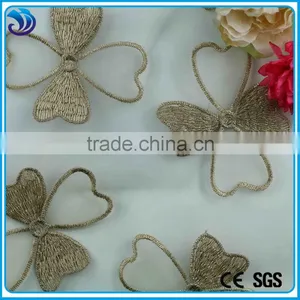 2015 Wholesale Embroidery Butterfly 3d Fabric for Garment thumbnail-1