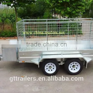 10*5 Hot Dipped Galvanized Box Trailer thumbnail-1
