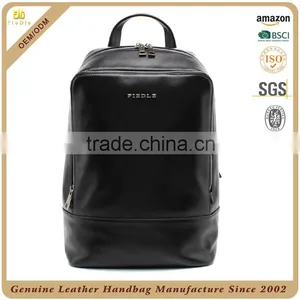 Guangzhou OEM Factory Custom High Quality Genuine Leather Women Travel Bag, Big Backpack, Pure Leather Fashion Backpack for Lady thumbnail-6