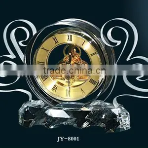 Decoration Crystal Glass Clock thumbnail-1