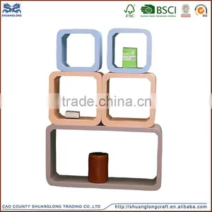 New Fashion Home Decorative Mdf Wall Shelves /wooden Wall Shelves/ Mdf Display Shelf thumbnail-1