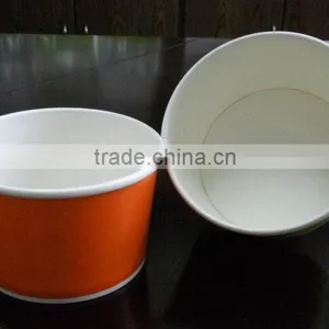 Double PE Food Container 16oz/paper Salad Bowl/yogurt Paper Bowl thumbnail-1