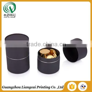 Fancy Single-color Printing Matt Small Round Cardboard Boxes Decorated for Gift thumbnail-1