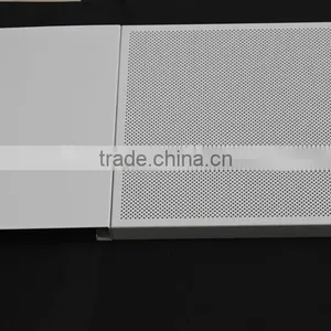 Easy-Installed K- Shaped Perforated Ceiling Tiles Aluminum Ceiling Board, Suspended Ceiling Tiles Wholesale thumbnail-3