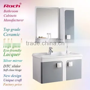 ROCH 8035 Sell Fast High Gloss Painting Bathroom Cabinet,Plywood Cabinet,Wooden Bathroom Cabinet thumbnail-1