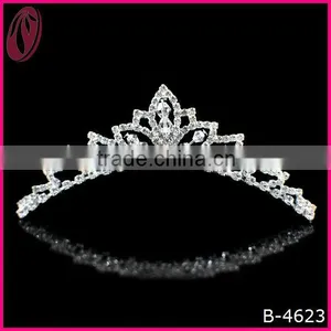 2013 Decorative Bridal Tiara,Crystal Ladies Crown For Adult thumbnail-1