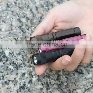 Custom Aluminum Flashlight Battery Powered Torch Light E09 thumbnail-1
