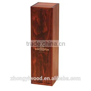 Trade Assurance High Quality Custom Wholesale Wooden Wine Gift Box for Double Bottles thumbnail-4