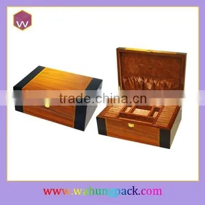 Elegant Blue Pearl Jewelry Box & MDF Jewellery Boxes With Lock And Key For Sale thumbnail-3
