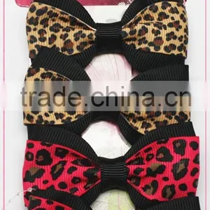 Different Color Leopard Hair Bows Set(approved by BV) thumbnail-1