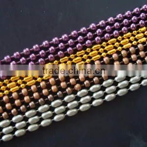 2.4mm Size Nickel Color Plated Ball Chain thumbnail-1