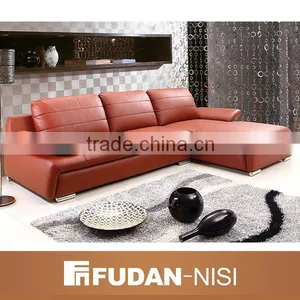 Modern Home Furniture Leather Sectional Corner Sofa Bangladesh Supplier's Choice thumbnail-1