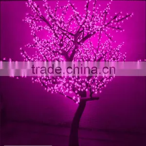 Colorful Nice Design Plastic Cherry Blossom Tree Led Artificial Outdoor Decoration Cherry Blossom Tree With High Quality thumbnail-2