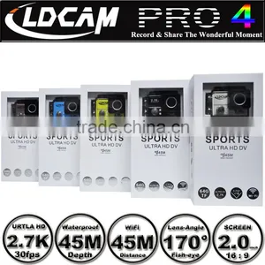 Big Discounts!!! LDCAM PRO4 Ultra HD 2.7K/4K Video 170 Degrees Wide Angle Sports Action Cam 2-inch Screen 1080p 60fps thumbnail-2