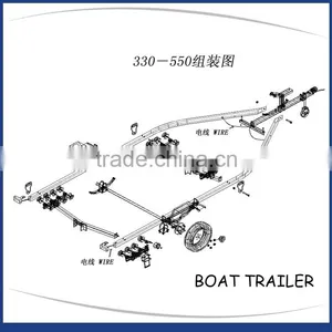 Gather High Precision Wholesale Boat Trailer Dolly thumbnail-1