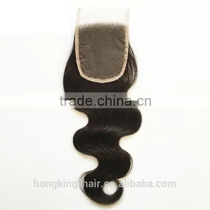 Brazilian Virgin Hair 4x4 Cheap Silk Base Closure,Free/Middle/3 Part Silk Base Closures thumbnail-4