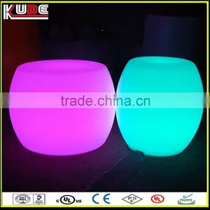 Flash Colors Changing LED Bar Stool/Drum Stool For Outdoor Party Used thumbnail-3