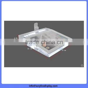 Newest Top Sell Acrylic Makeup Tabletop Display Stand thumbnail-1