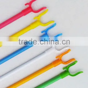 Striped PVC Cover Cloth Hanger Fork With High Quanlity and Competitive Price thumbnail-1
