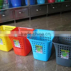2018,2038 Plastic Colorful Mesh Wastebasket thumbnail-3