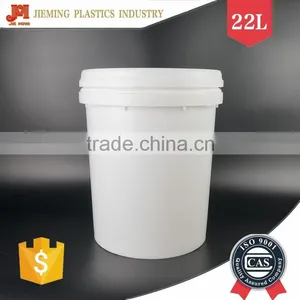 Wholesale 5 Gallon White Plastic Buckets With Lid, Oil Plastic Bucket, Lubricant Buckets, thumbnail-1