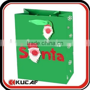 Full Colors Printing Paper Santa Bag for Christmas thumbnail-1