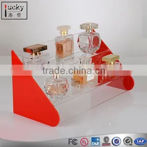 3 Tier Clear Acrylic Display Stand Rack Organizer Nail Polish Salon Wall Makeup Good Quality thumbnail-1