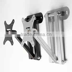180 Degree Swivel Tilting Vertical Adjustable TV Wall Bracket in Brackets Retractable TV Mounts thumbnail-1