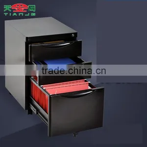 TJG Taiwan Large Movable Drawer Cabinet Type 3 Drawer Metal File Cabinet Wholesale Price thumbnail-4